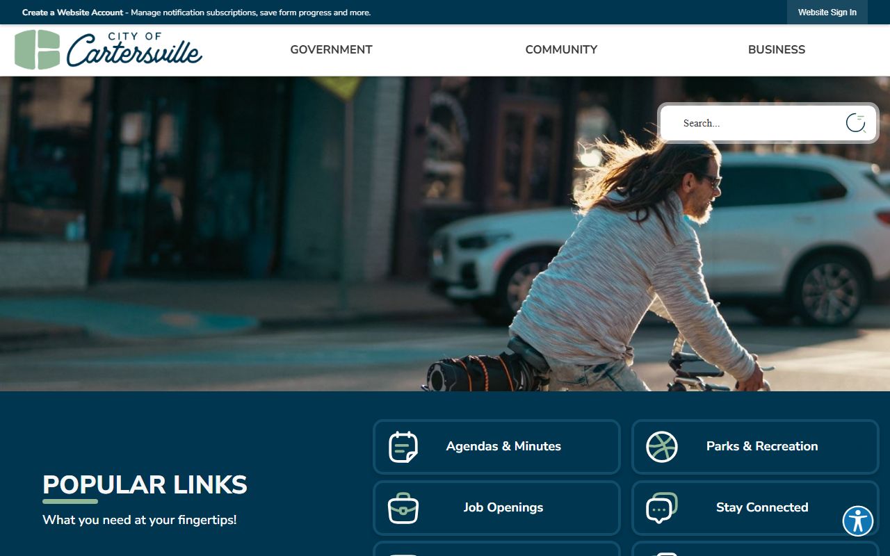 Cartersville family court records city website for Bartow County court access