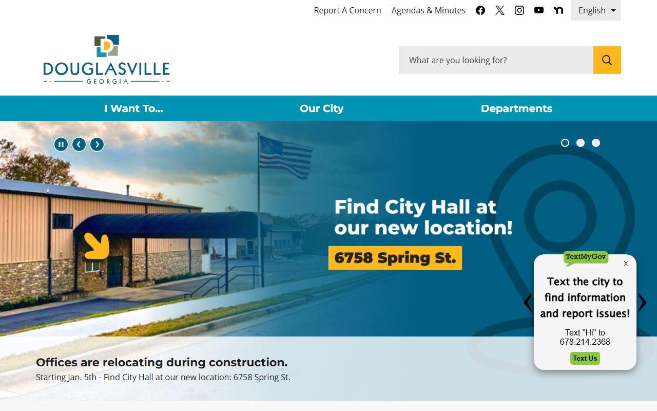 Douglasville family court records city website for Douglasville Georgia residents