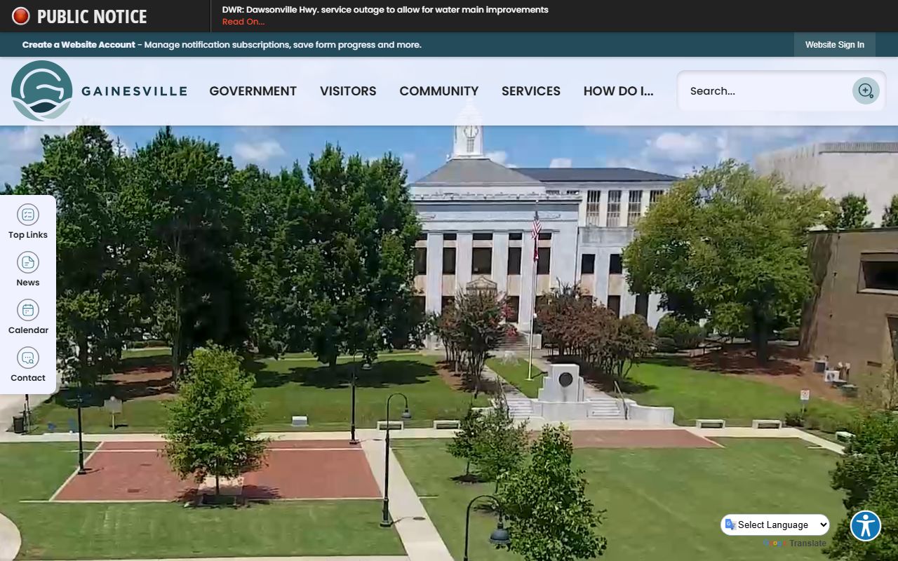 Gainesville family court records city website for Gainesville Georgia residents