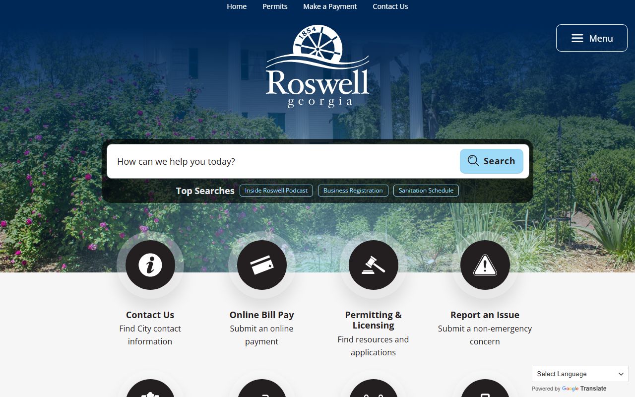 Roswell family court records city website for local government and community services