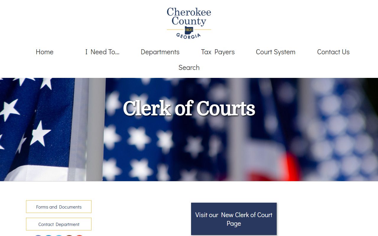 Cherokee County family court records clerk website